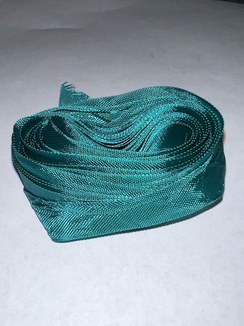🍄 Vintage Hug Snug Teal Seam Binding Hem Tape Woven Edge Rayon 1/2”  6+ yard